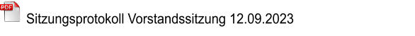 Sitzungsprotokoll Vorstandssitzung 12.09.2023